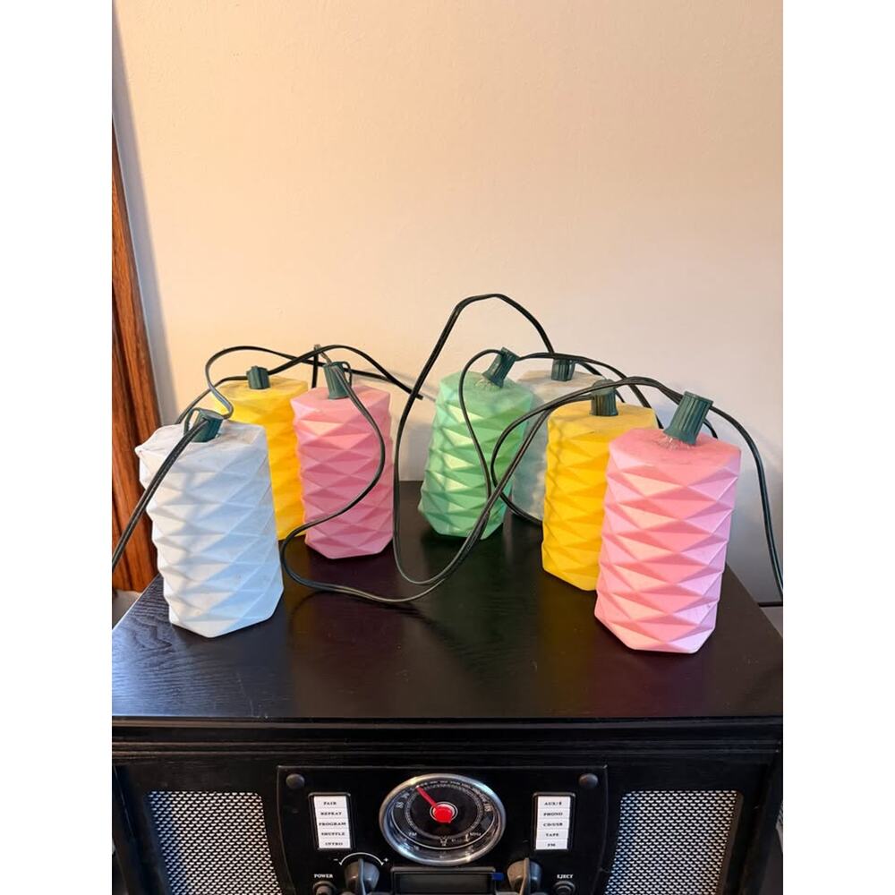 Vintage Camper Patio Blow Mold String Lights